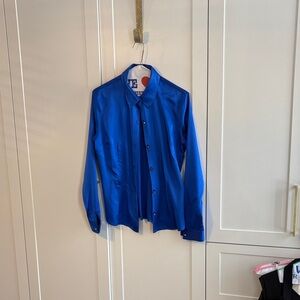 Juicy Couture button down silk blouse